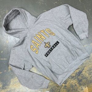 New Orleans Saints Retro Pullover Hoodie NFL Football Medium
